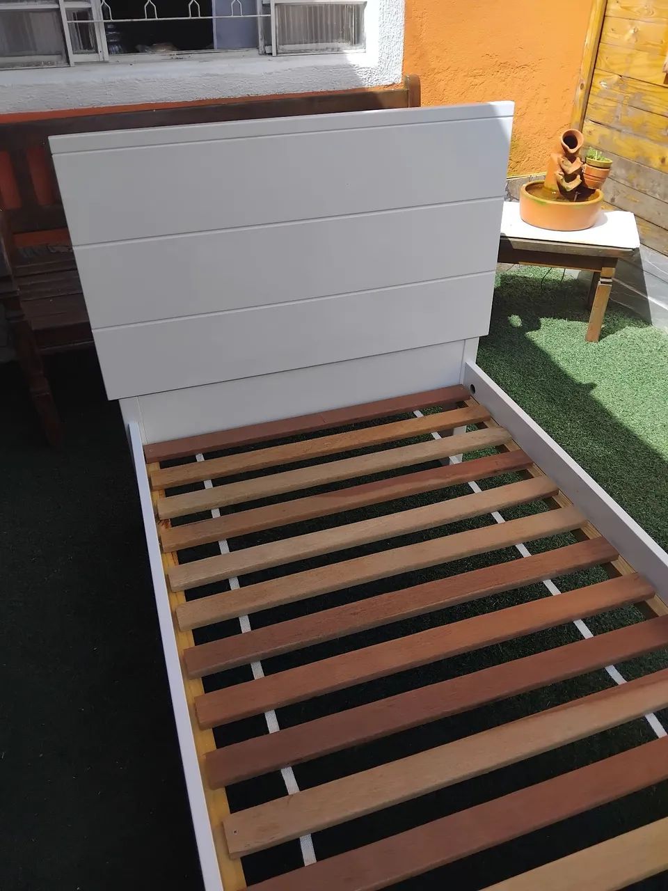 Cama solteiro MDF + colchão Castor D28 (Entrego) - Foto 4