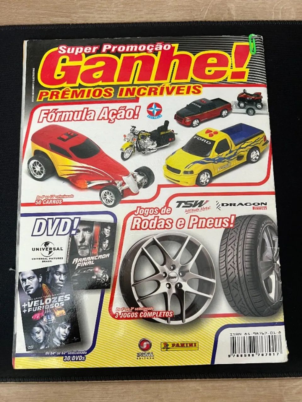 Álbum Hot Car 2005 - Panini - Incompleto