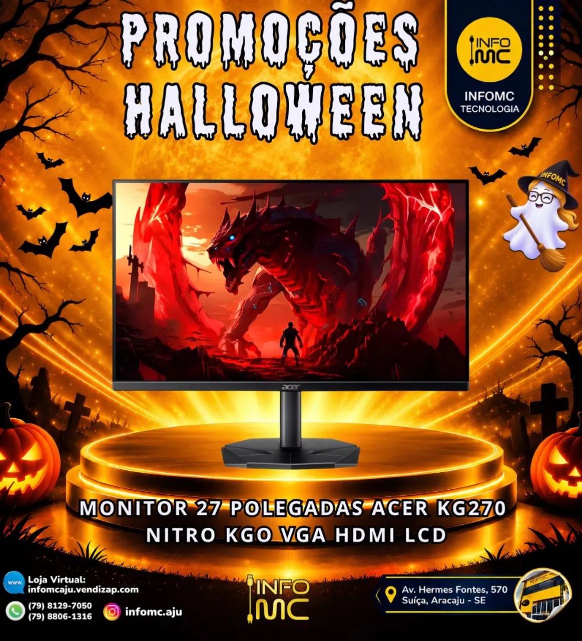 Monitor 27 polegadas 