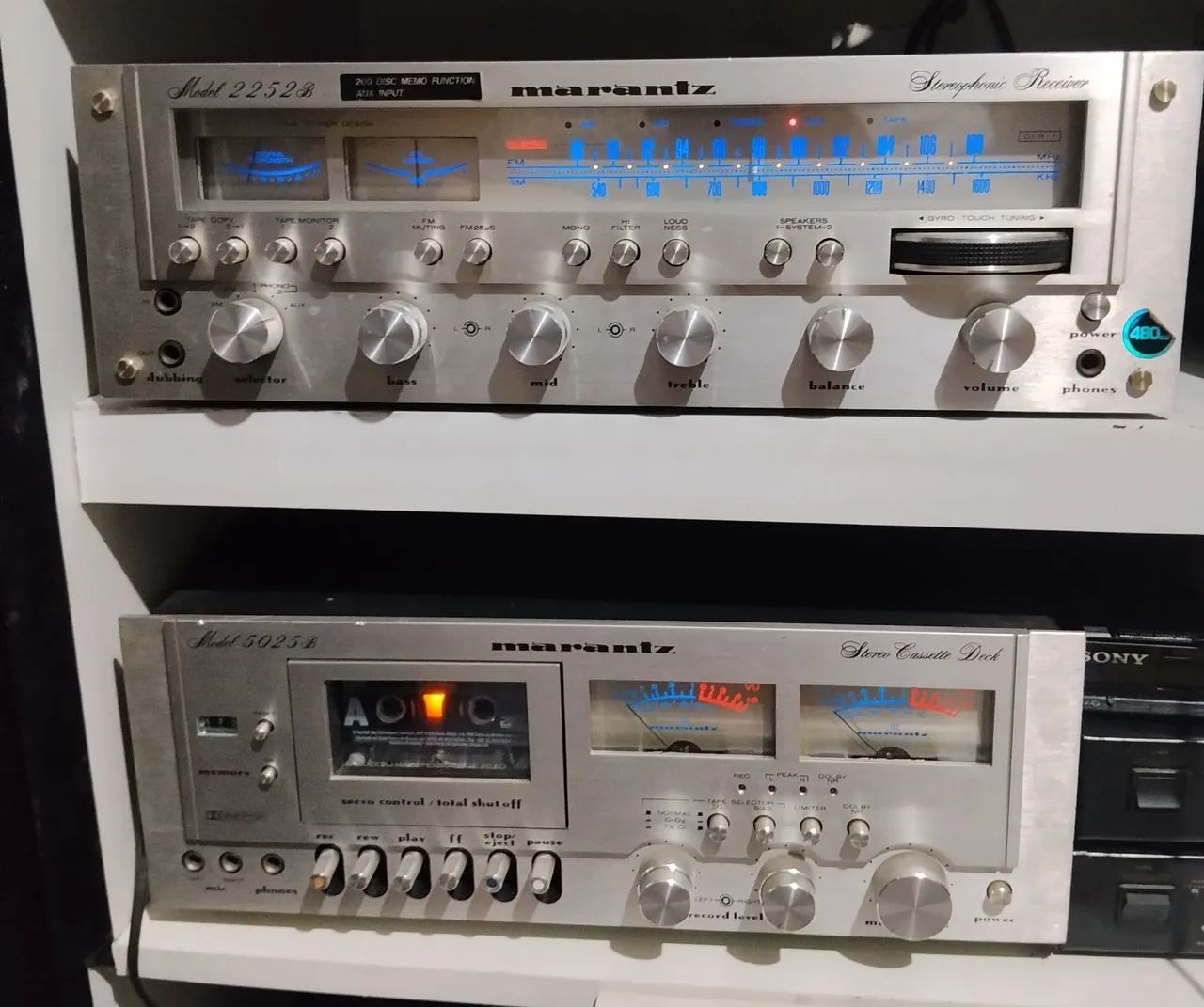 Receiver Marantz 2252B;Tape deck 5025 - Foto 2