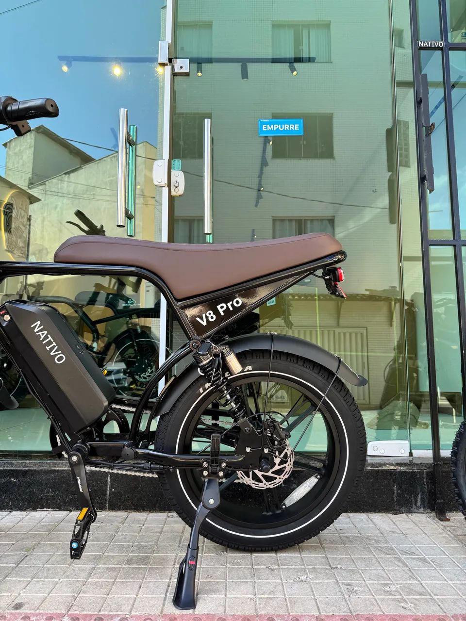 Bicicleta Elétrica V8 PRO 1000W OUXI - Foto 2