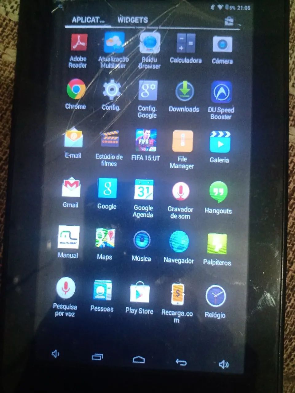 Vendo esses 2 tablets Multilaser M7 s/ e/M so2s/ com avaria na tela  - Foto 2