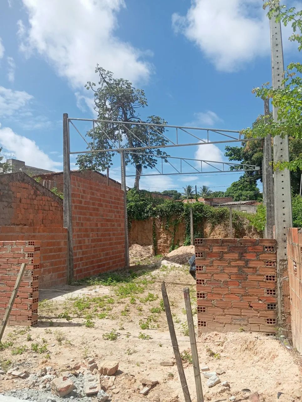 Galpão em construção 