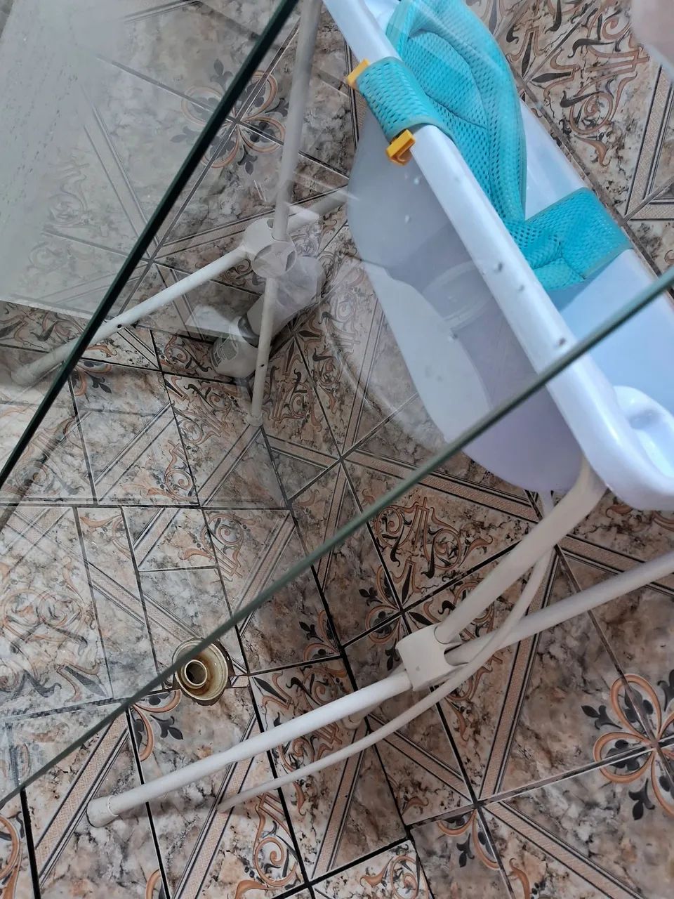 BANHEIRA AZUL GALZERANO COM SUPORTE 