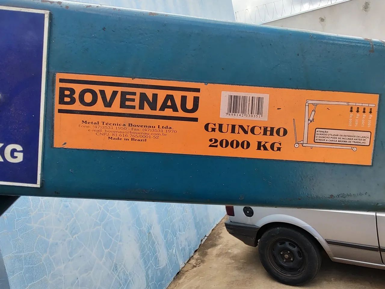 Guincho hidráulico girafa 2T - Foto 3