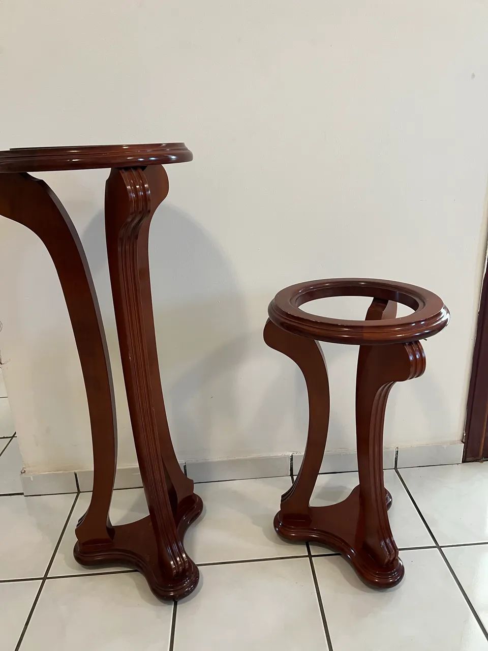 pedestais clássicos de madeira maciça - Foto 4