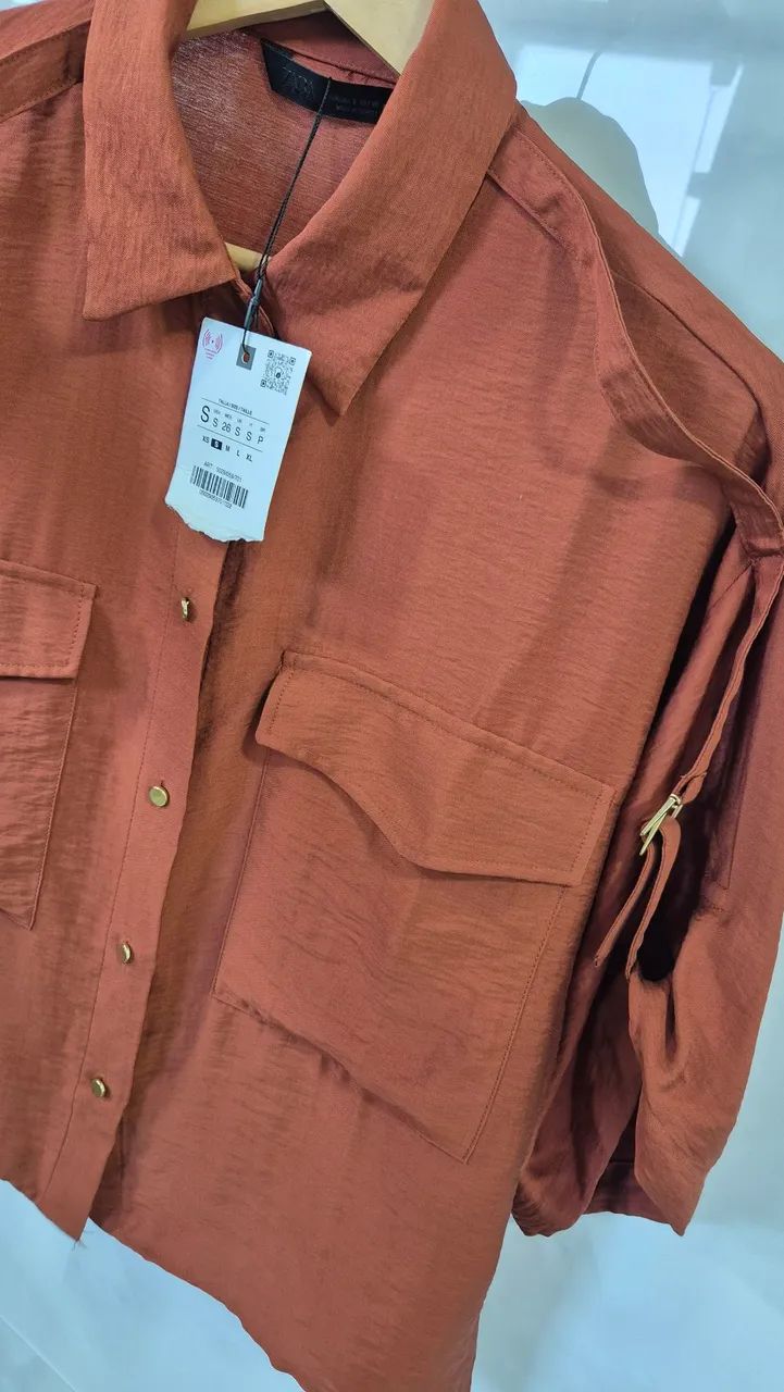 Camisa Feminina ZARA - Foto 3
