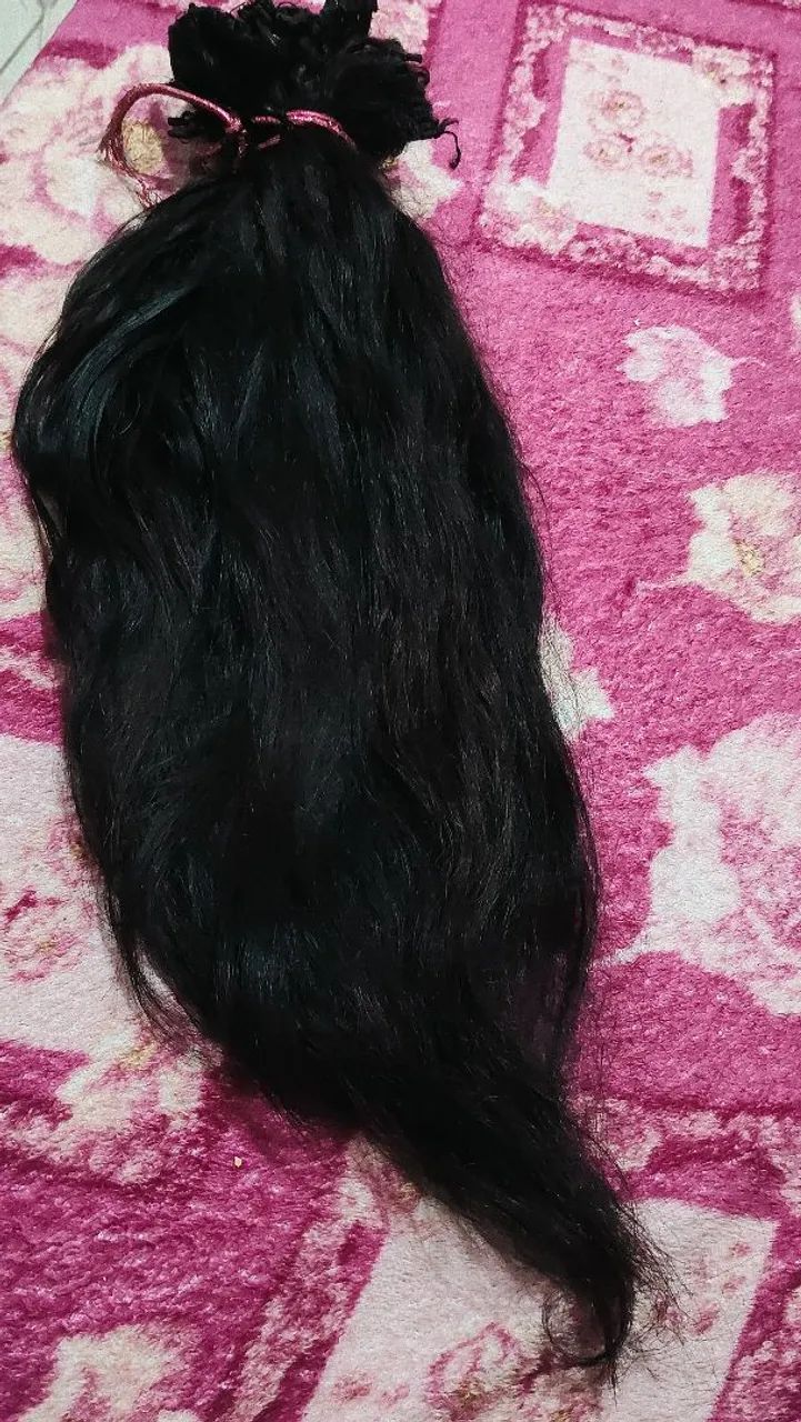 Cabelo humano limpo 70/75 cm 400gr - Foto 2