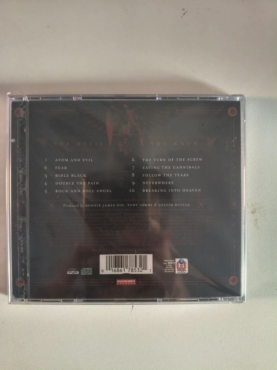 CD Heaven and Hell The Devil you know (em estado de novo) - Foto 2
