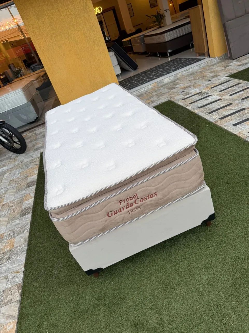  Cama box Solteiro SEMINOVA TOP PROBEL - Entrego! 