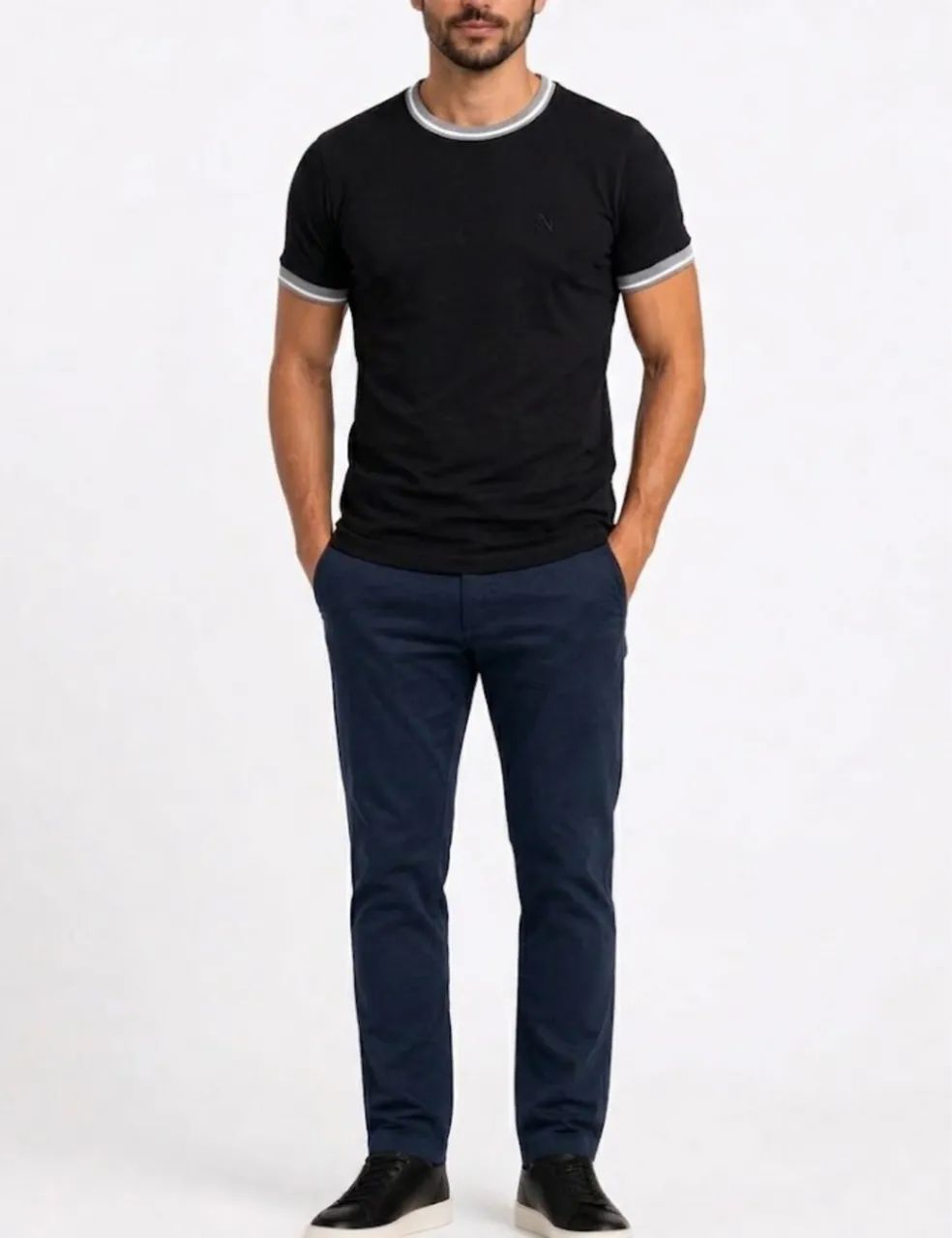 Kit Calça Sarja e Camisa Suedine 