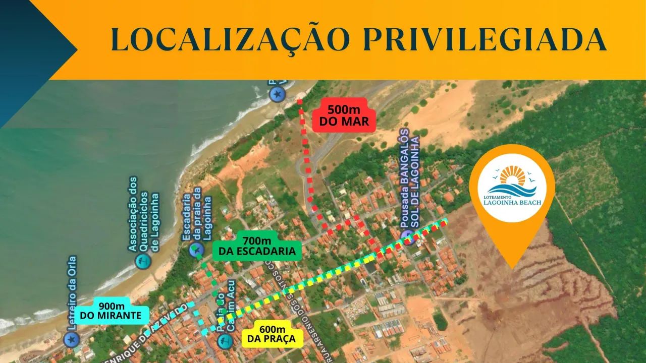 Lotes a 600mts da Praia - Lagoinha Beach, Paraipaba-CE