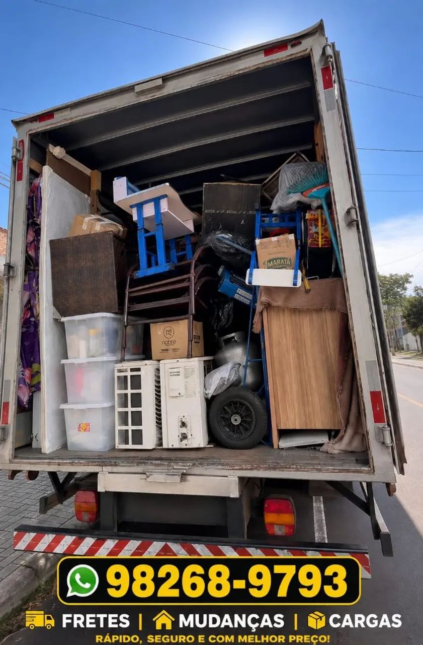 FRETES E MUDANÇAS | RÁPIDO E BARATO | DISPONÍVEL AGORA
