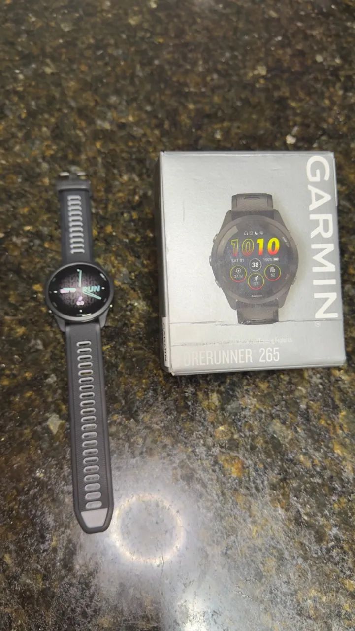 Garmin FORERUNNER 265 Zerado com caixa 