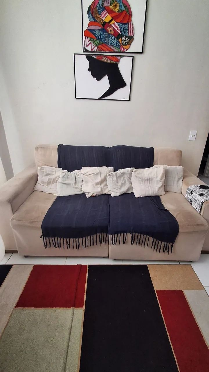 Vendo sofá 3 lugares - Foto 5