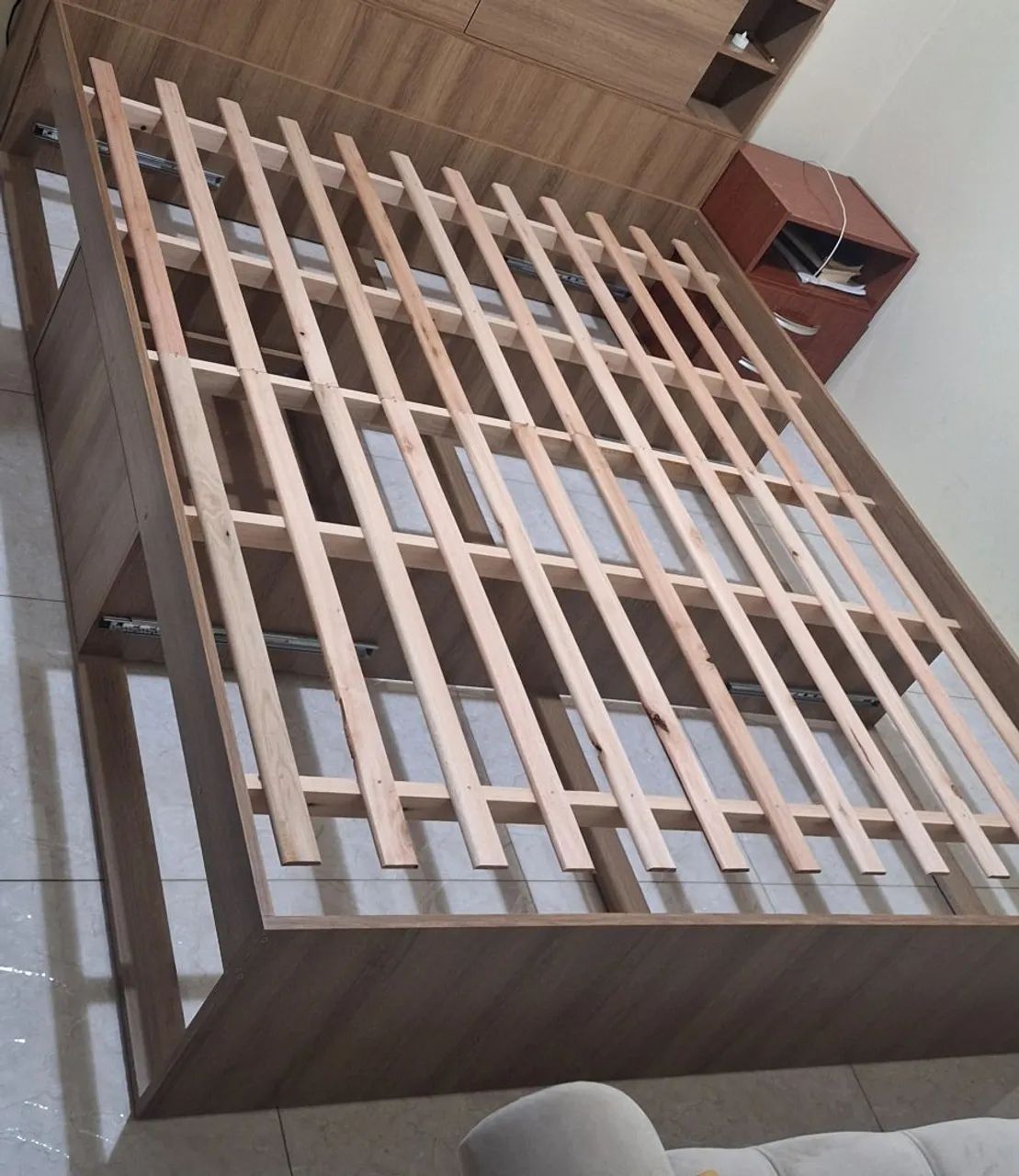 Base Cama Queen com 6 Gavetas - Foto 2