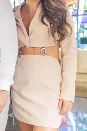 Vestido Blazer Bege Intibrand - Foto 2