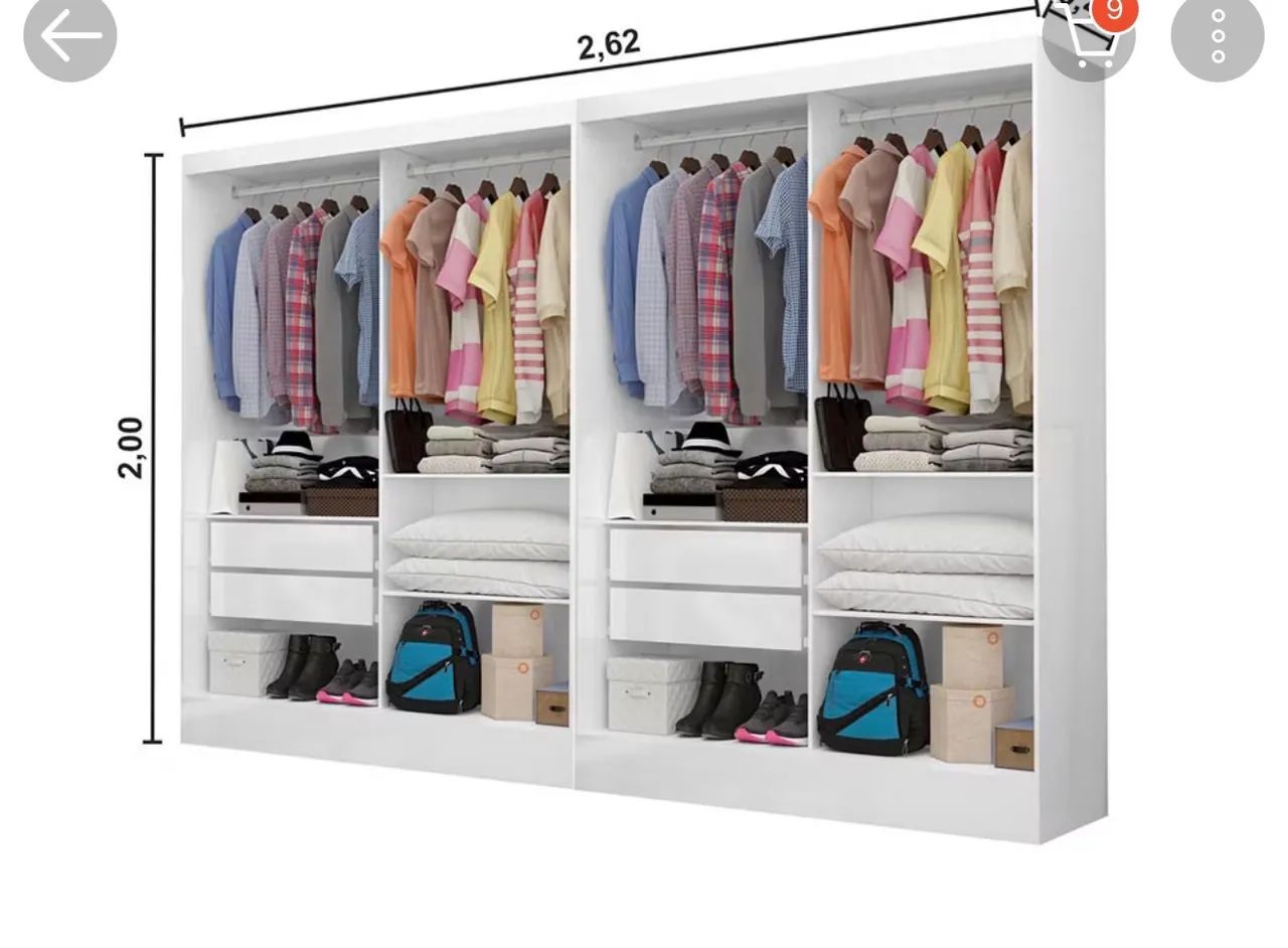 Guarda roupa estilo closet  - Foto 2