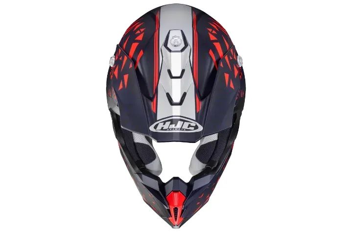 NOVO - Capacete HJC Off I50 Red Bull Preto/Vermelho Motocroos Trilha - Foto 2