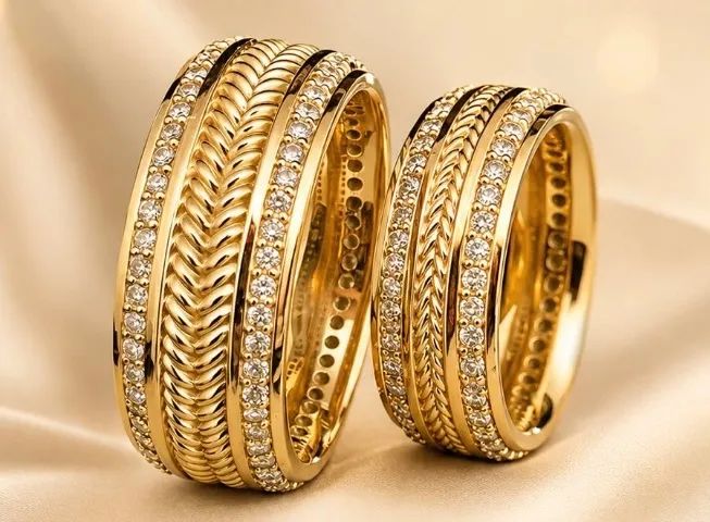 Alianças Trançadas Diamond 1,8 CT 
