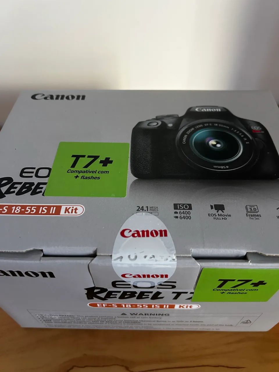 Câmera Canon EOS REBEL T7  - Foto 3