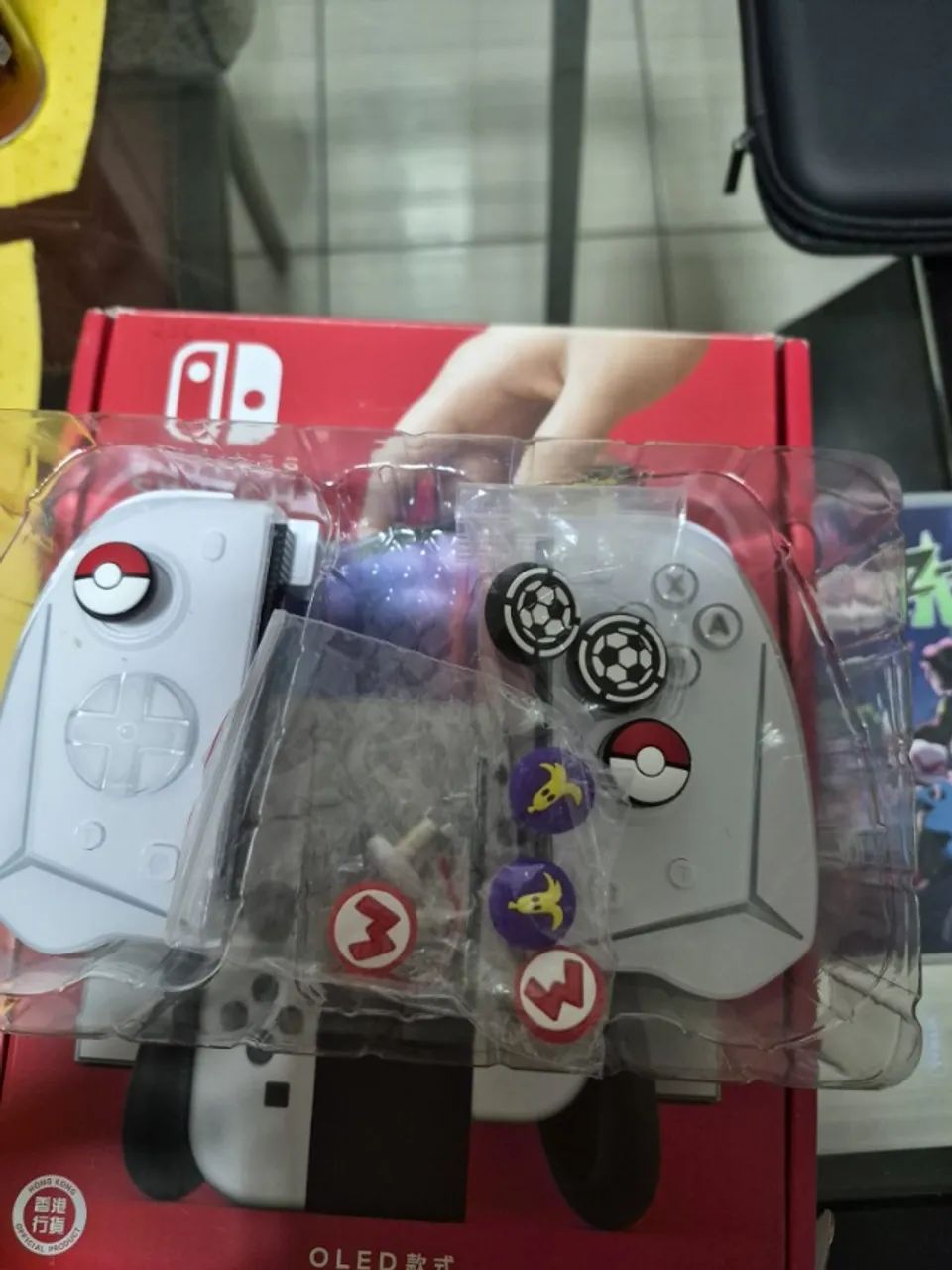 Kit Completo Nintendo Switch Oled Debloqueado Novo + Monitor Gamer