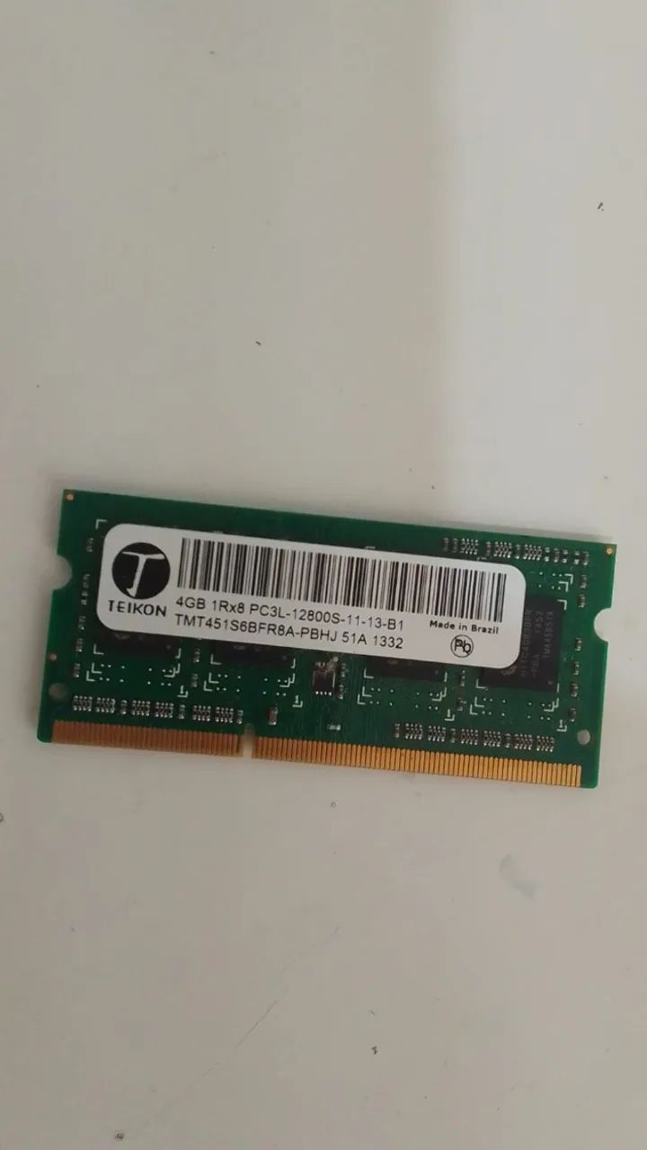 memoria 4gb ddr3 notebook