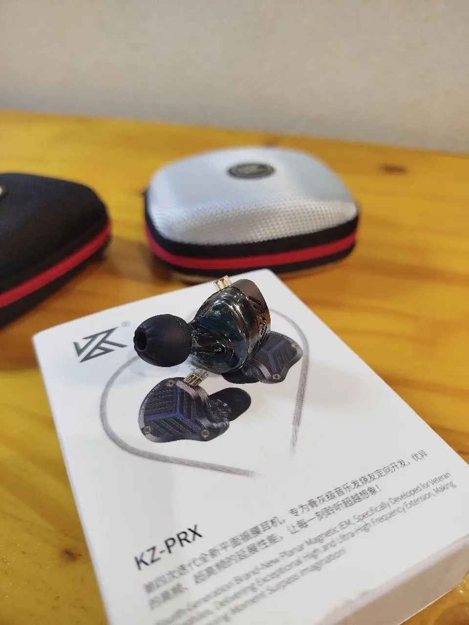 Fone Profissional KZ PRX Driver Planar - grátis bag - Lacrado! - Foto 3