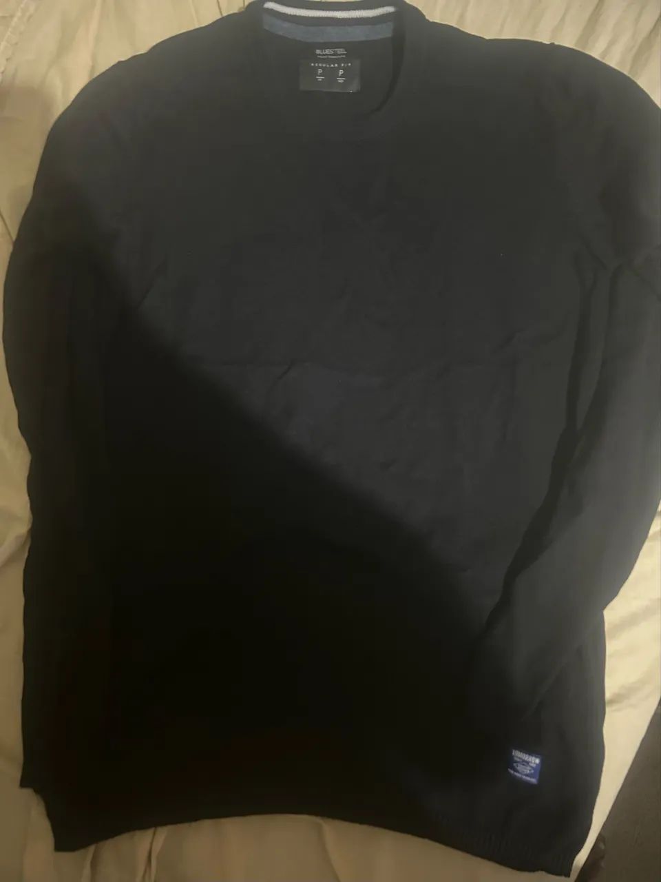 camiseta manga longa, preta. Nova. - Foto 3