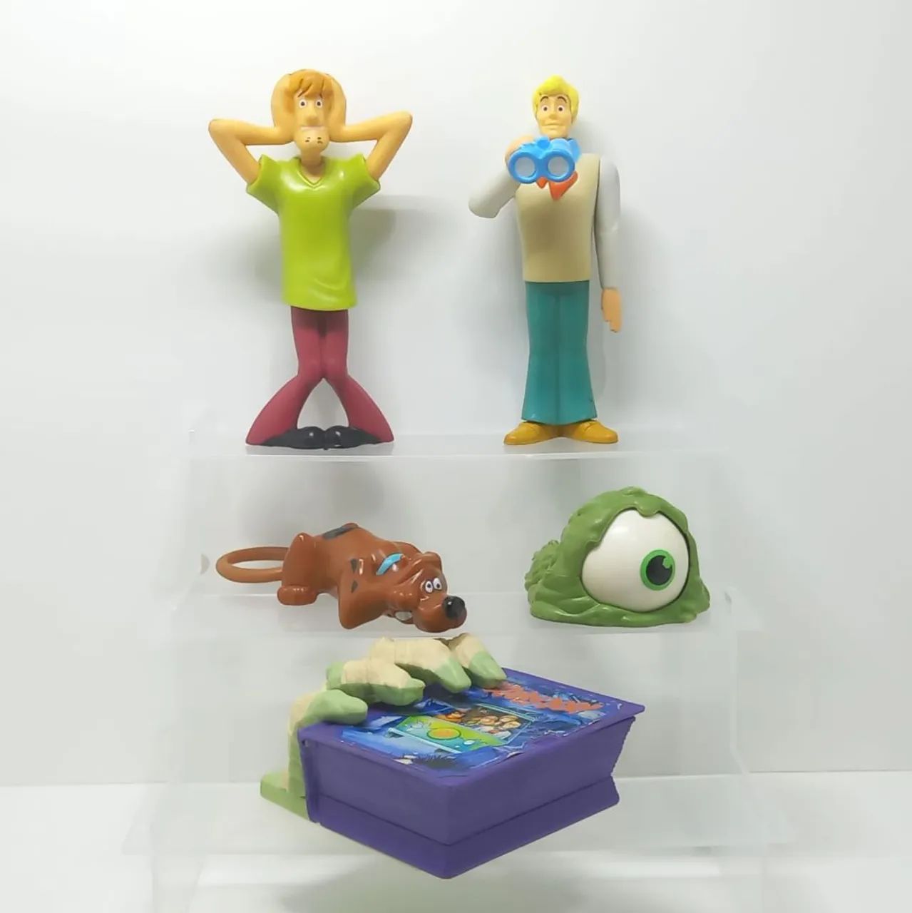 Conjunto 5 brinquedos Scooby Doo McDonald's/BK 