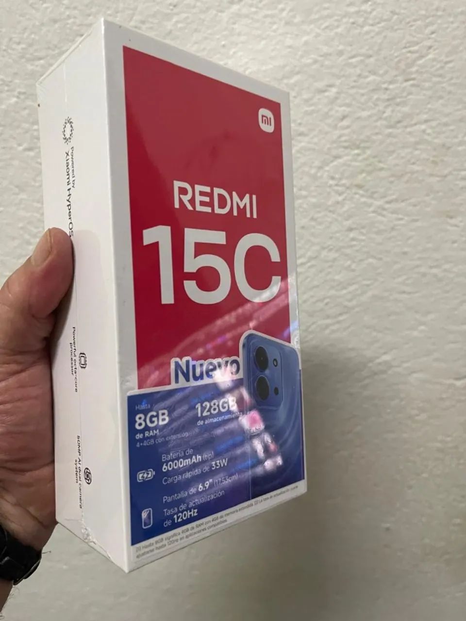 Celular Redmi 15C 4 GB + 128 GB Azul - Foto 2