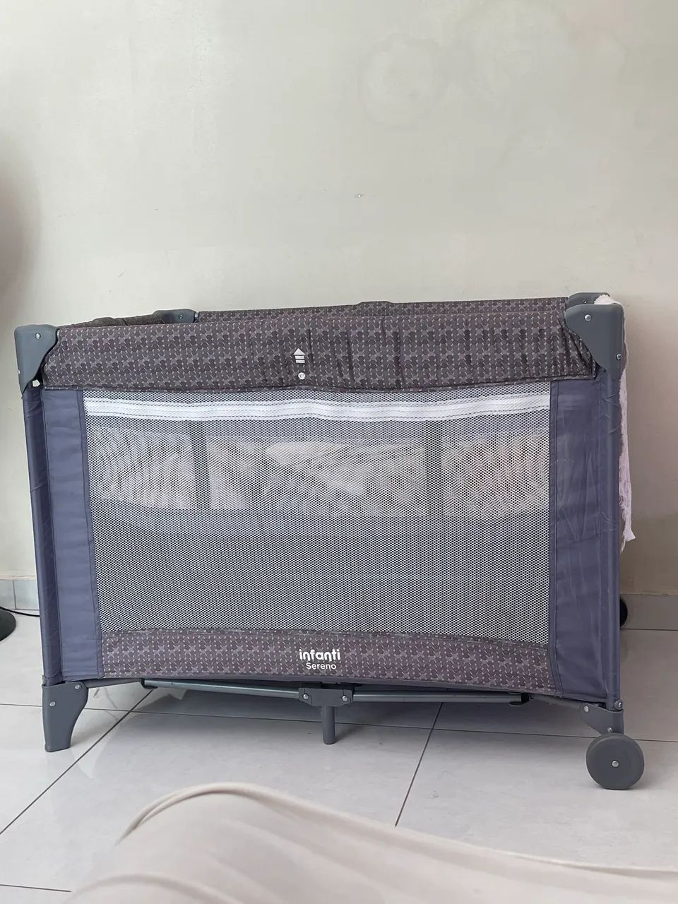 Berço Hello Cinza - Infanti