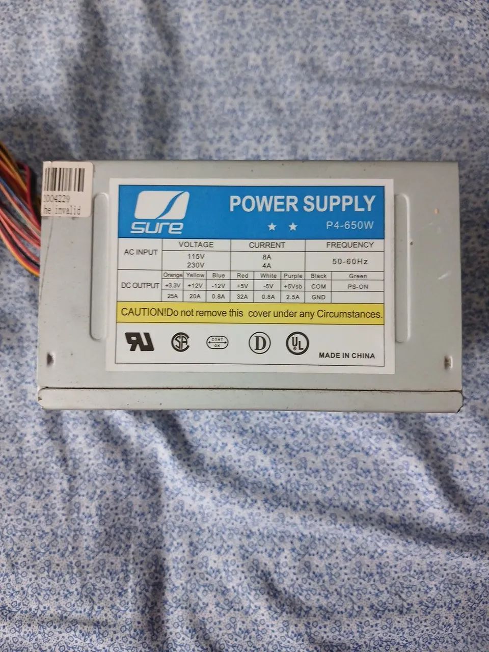 Fonte ATX Sure P4-650W - 115V/230V - Foto 2