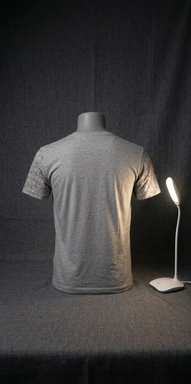 Camiseta Básica - Cinza - Foto 2