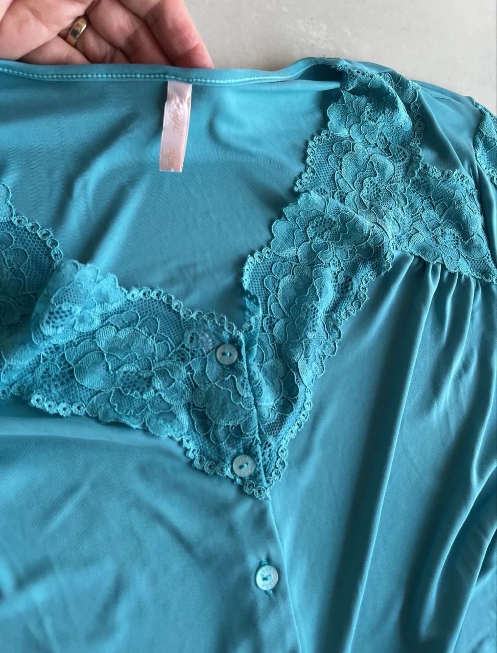 Camisola Jogê com renda / M - Foto 5
