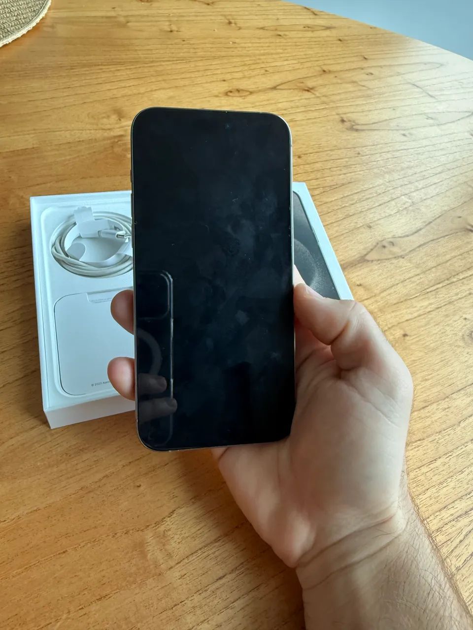 iPhone 15 Pro Max (256 GB) - Titânio Natural - Foto 4