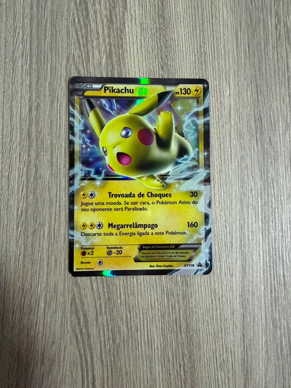 Carta Pokémon PICACHU EX original 