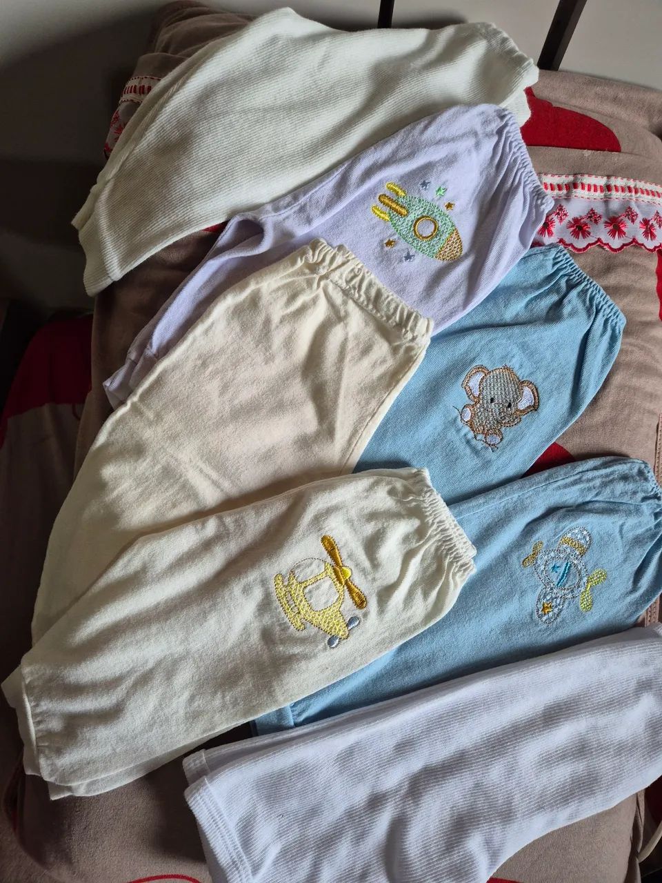 Roupa bebê menino Body, calça  - Foto 5