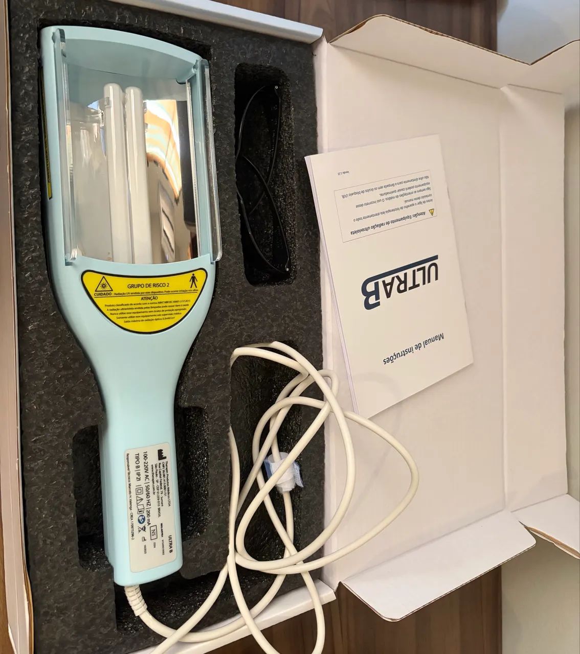 therapin - aparelho de fototerapia portátil