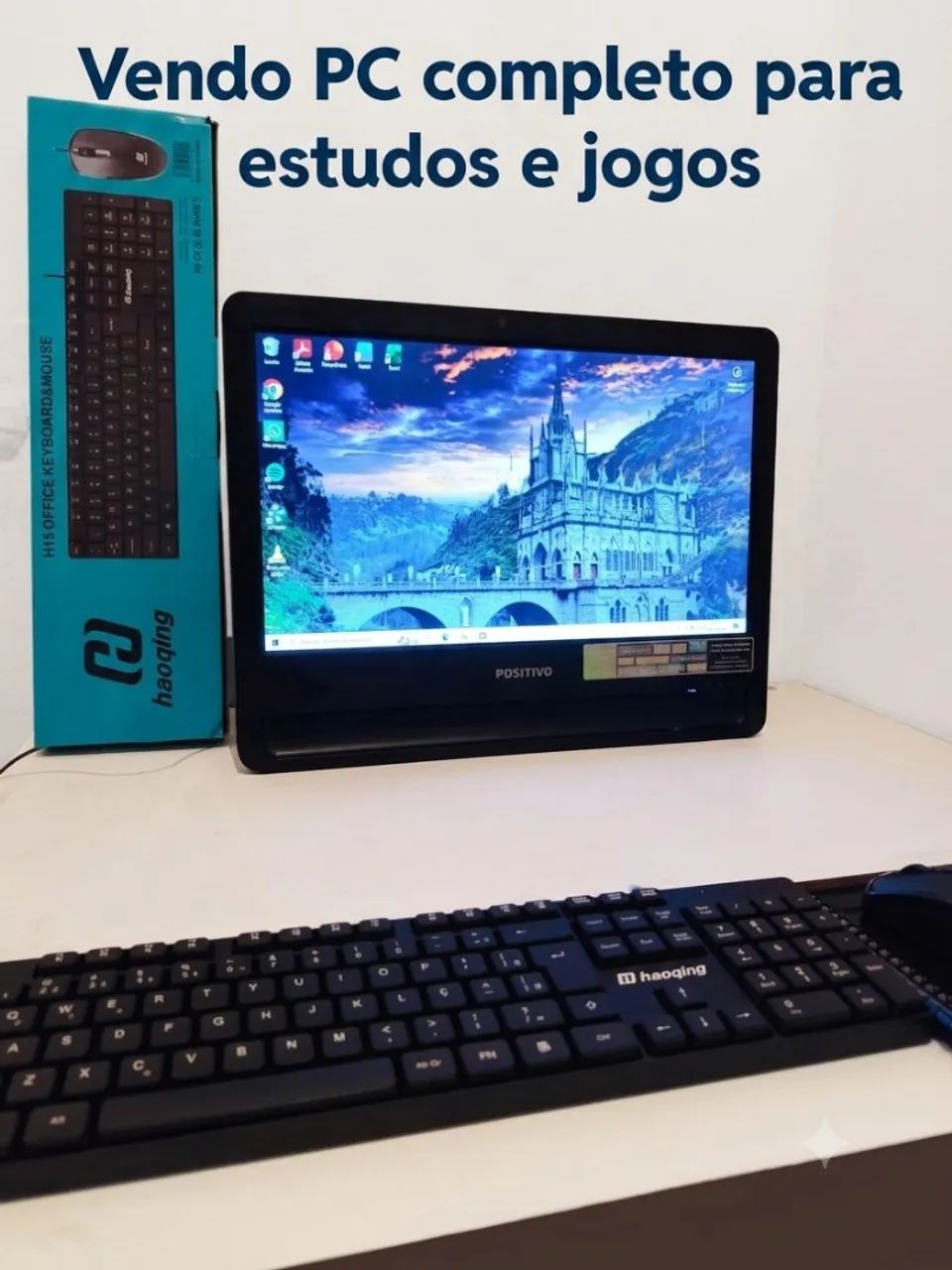 Vendo PC completo para estudos e jogos