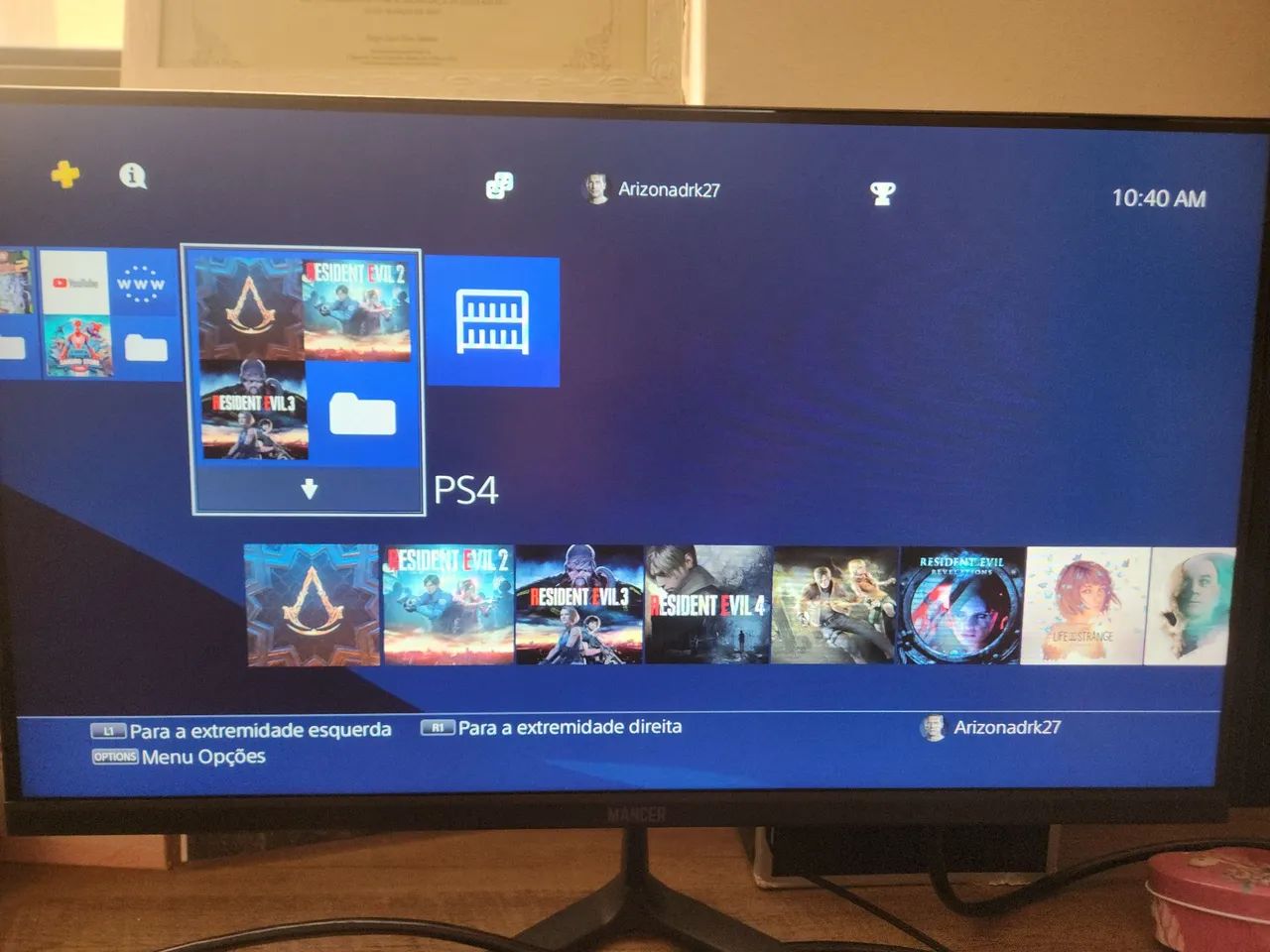 PS4 DESTRAVADO + HD DE 1 TERÁ - Foto 2