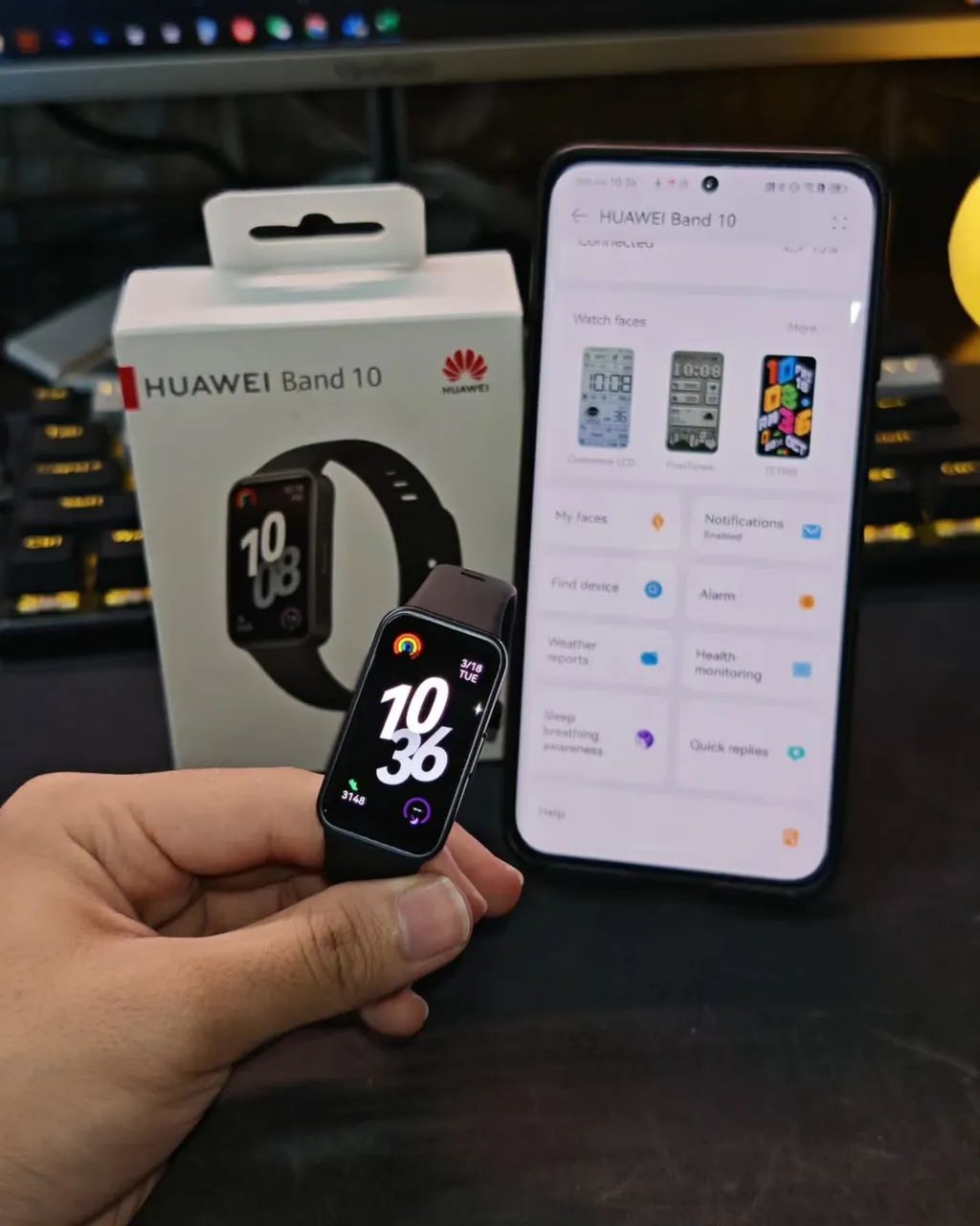 Huawei Band 10 Preto  - Foto 2
