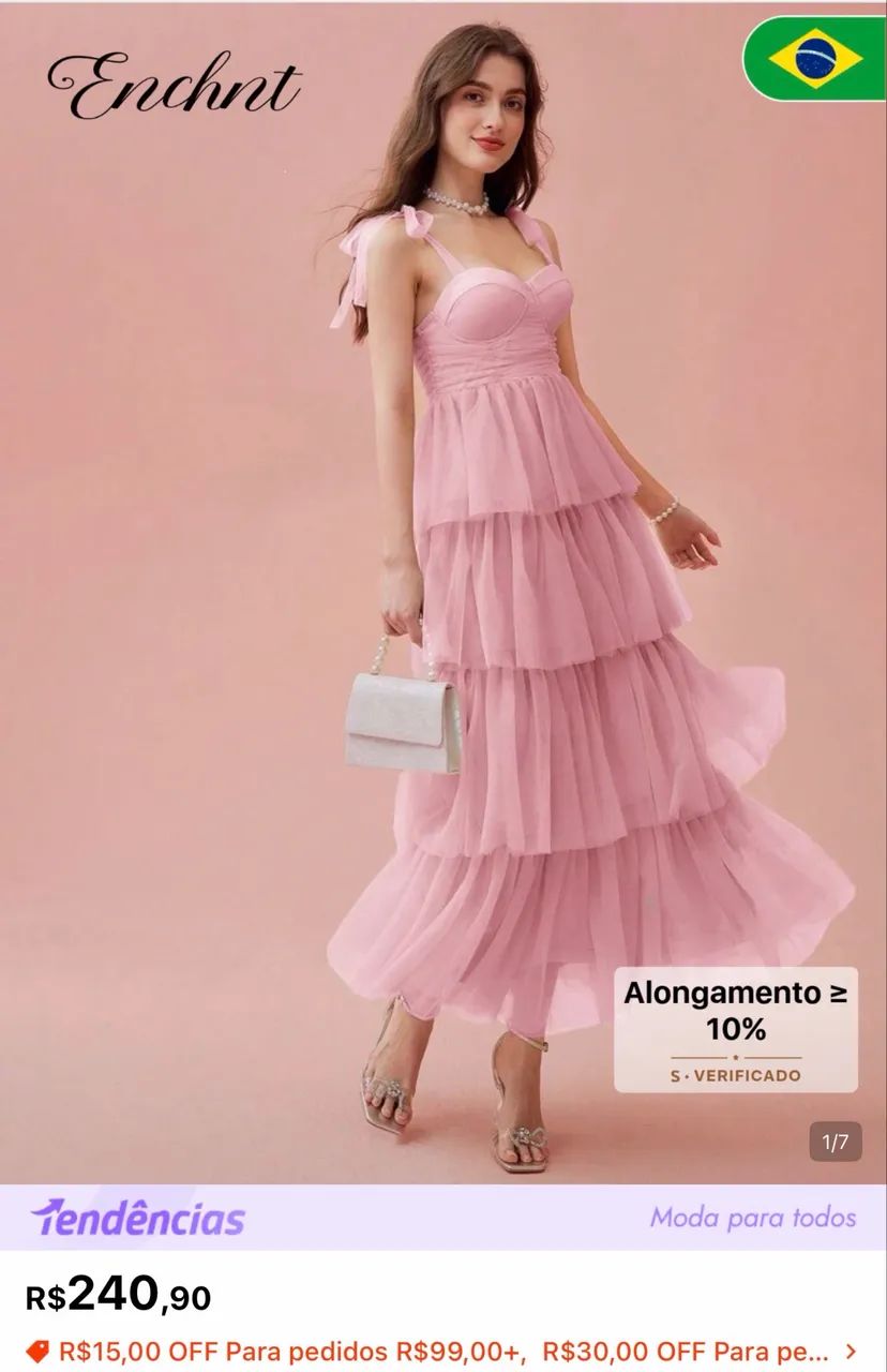 VESTIDO DE FESTA SHEIN - Foto 5