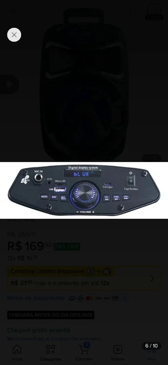 CAIXA DE SOM BLUETOOTH HYPE 250<br> - Foto 4