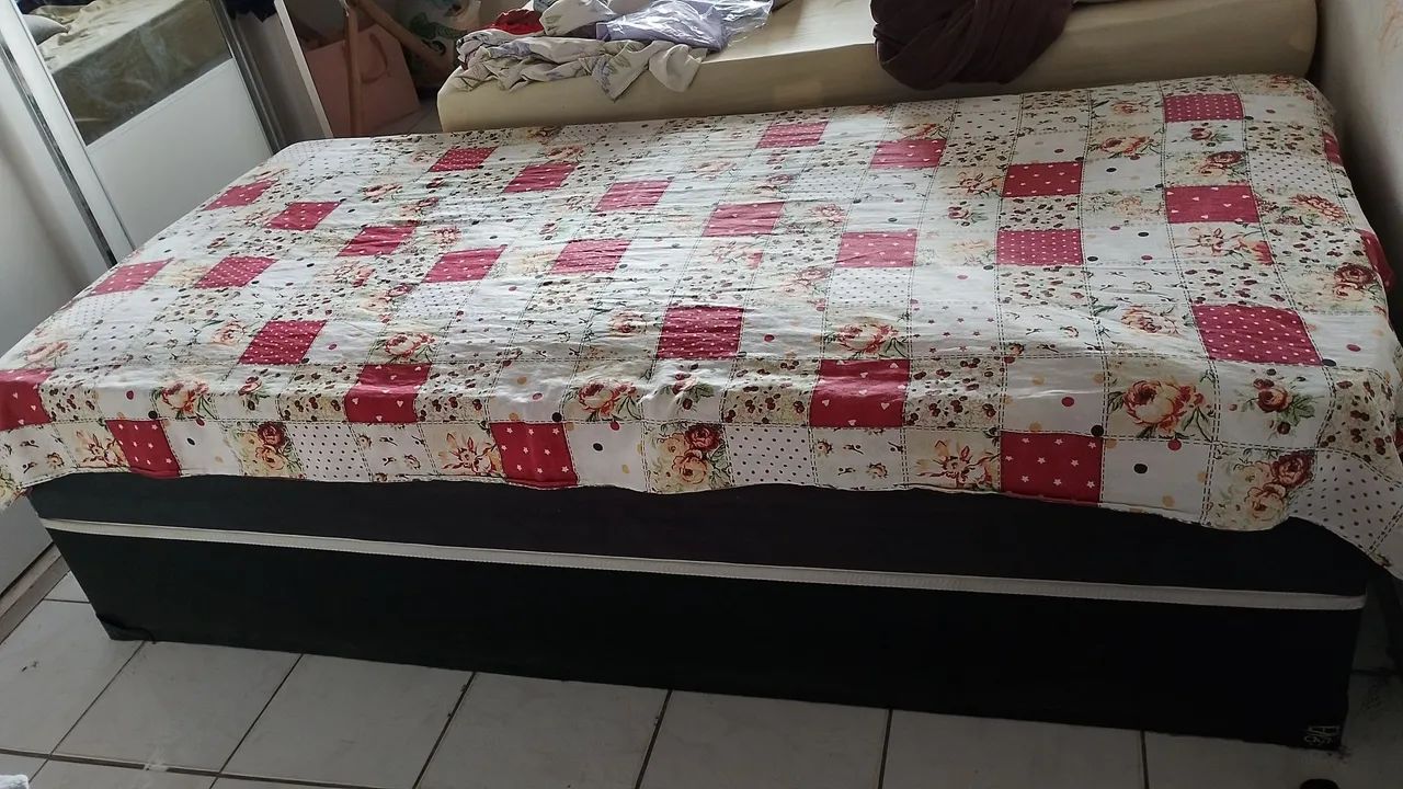 Cama solteirão box conjugado
