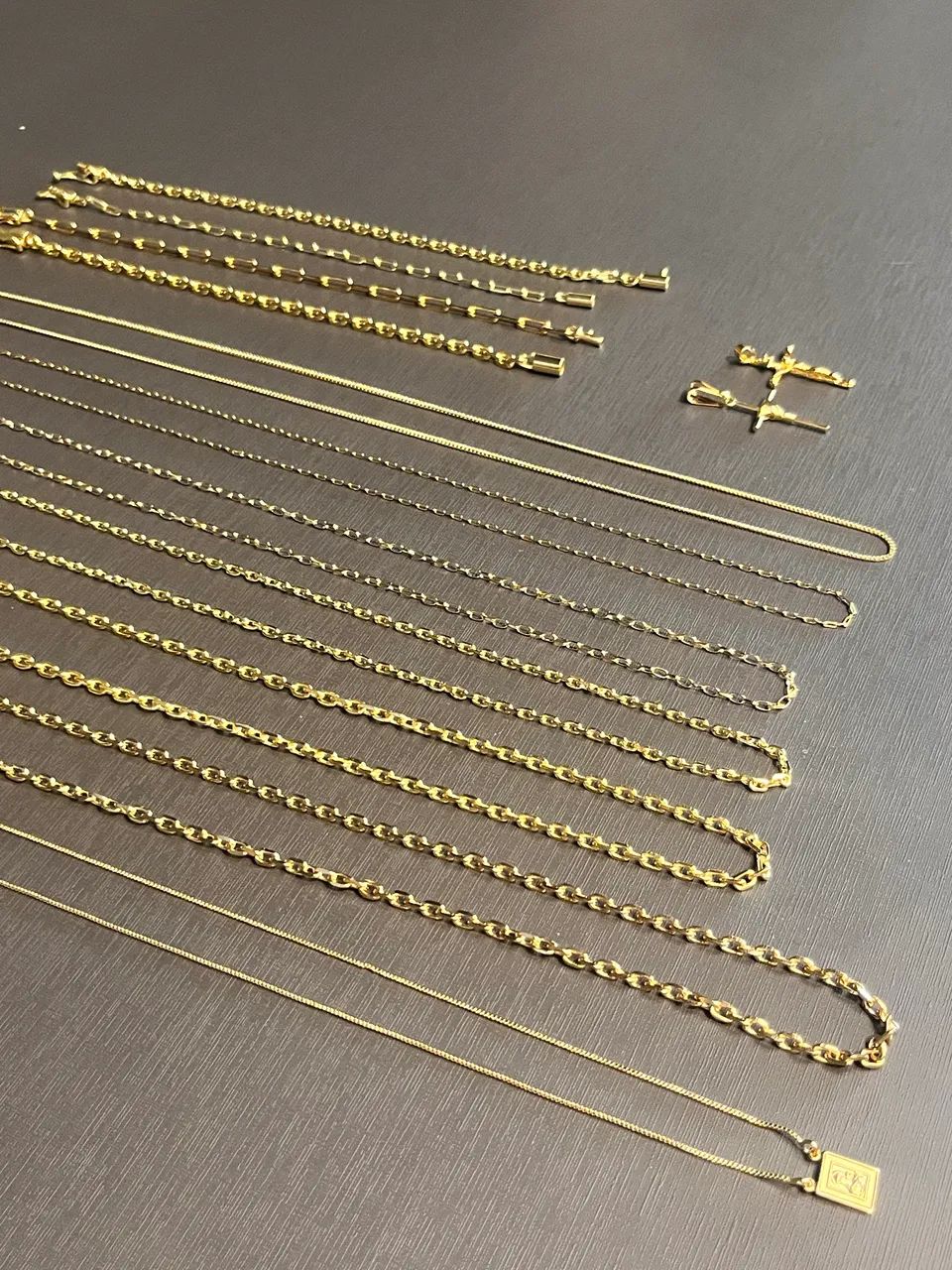 Pulseiras e correntes de qualidade banhado a ouro 18k  - Foto 4