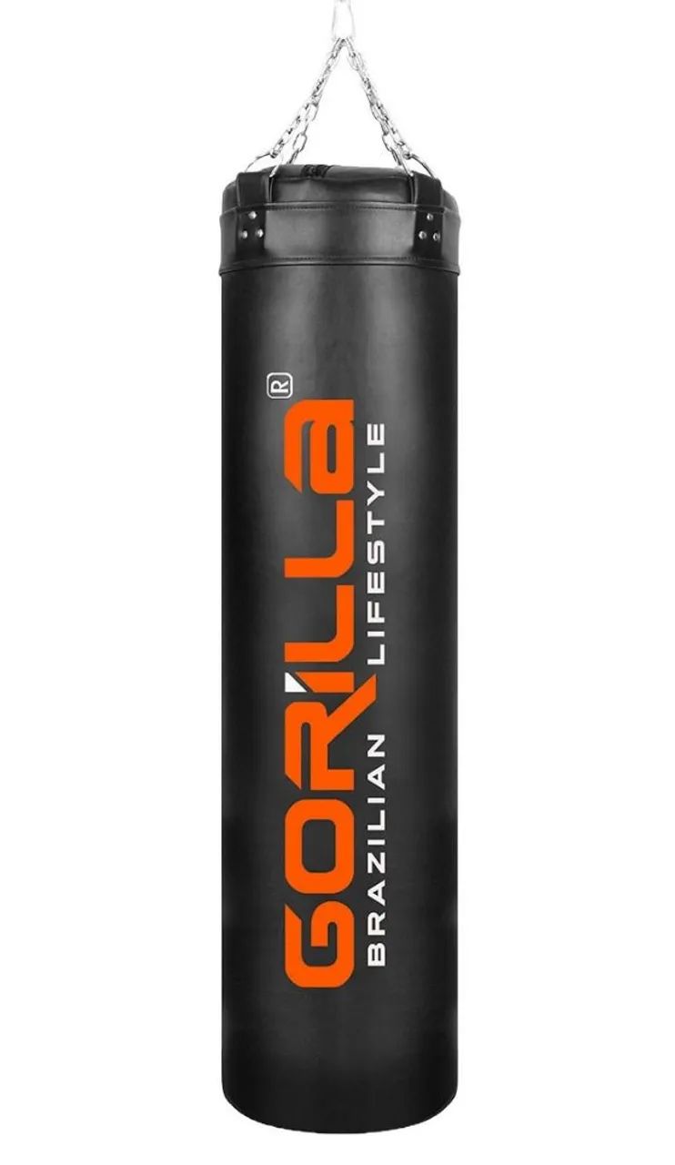 Saco de Pancada Gorilla - Ótimo Estado | Acompanha Correntes | Vazio - Foto 2