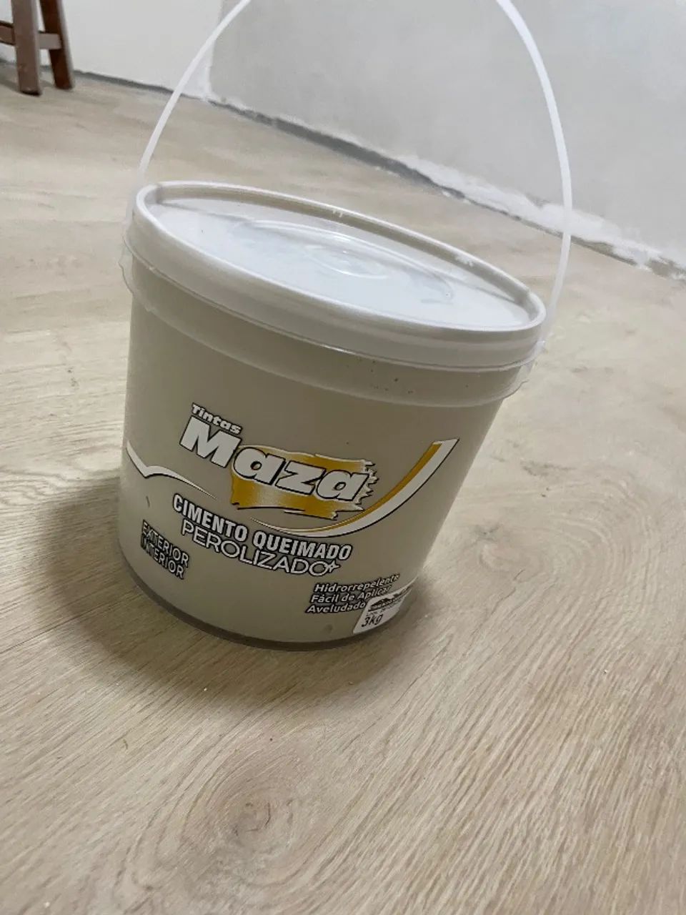 Cimento Queimado Perolizado Avelã  - Foto 2