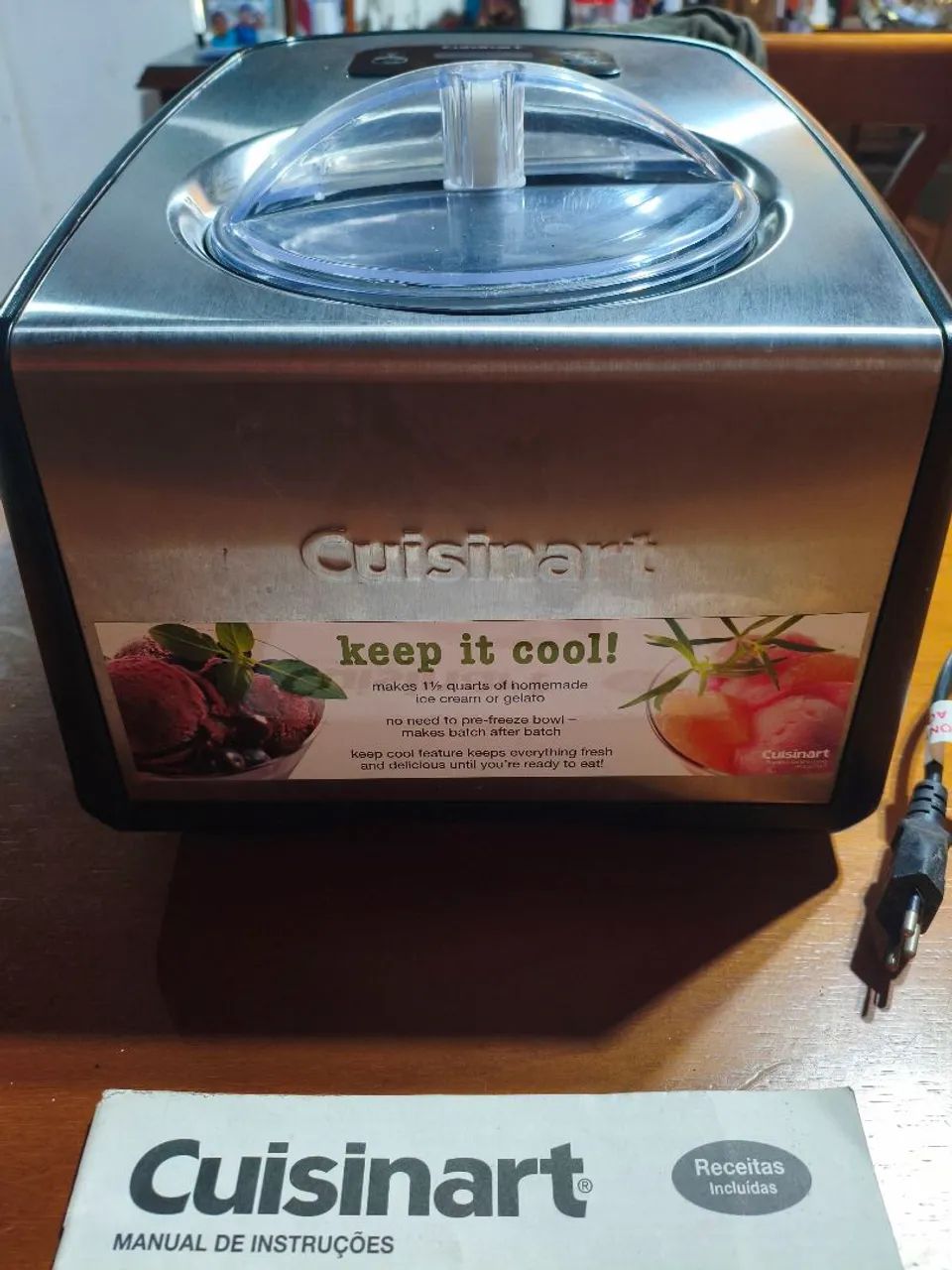 Máquina sorvete Cuisinart Ice-100 - Eletroportáteis Para Cozinha e