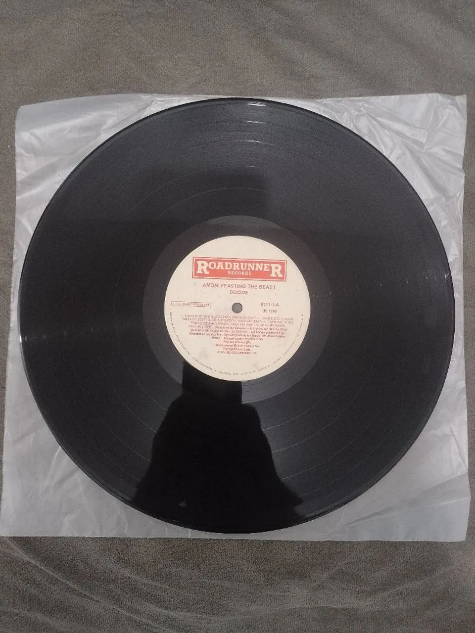 LP deicide / amon - feasting the beast 1993 - vinil original - Foto 3